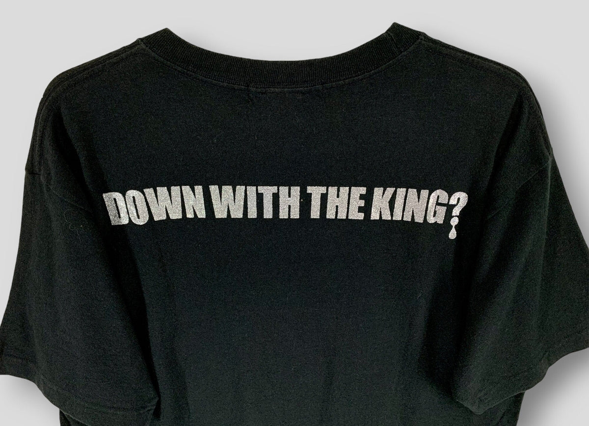 Vintage Y2k Run Dmc Beams Japanese Brand Streetcar Casual Hip Hop Rap Tees Black Large