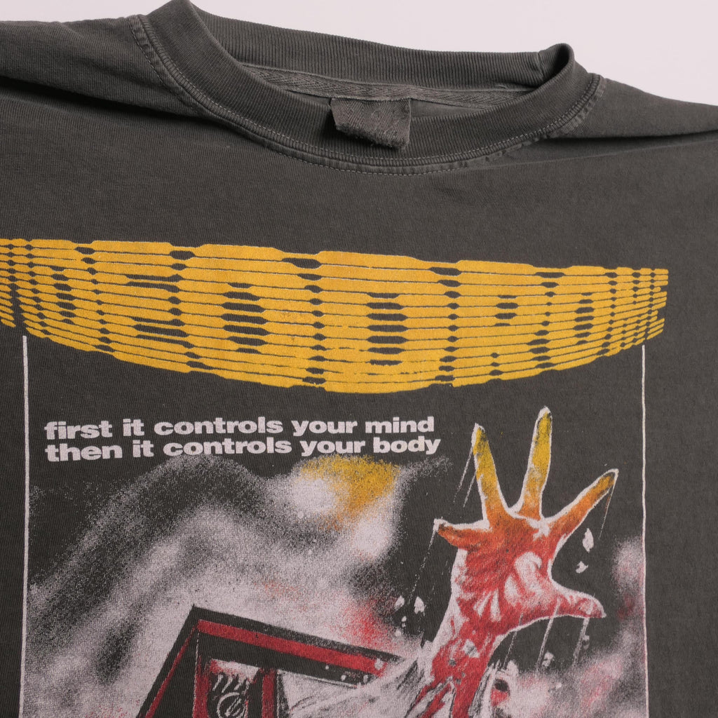 Videodrome David Cronenberg Tee 1980'S Psychological Drama Film Body Trauma Horror Scary Film Cult Criterion Faded Xl