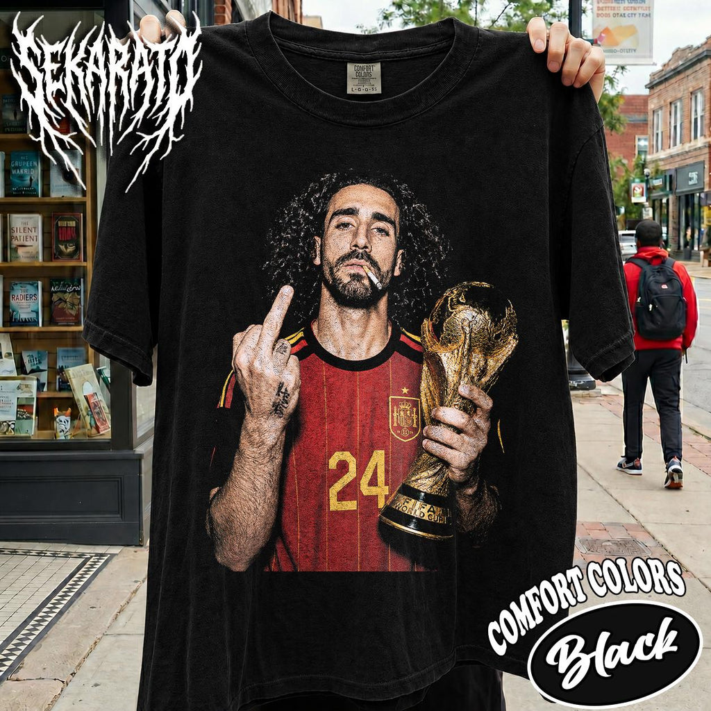 Comfort Colors Marc Cucurella World Cup 2026 Soccer Football Fan Spain Soccer Tee Retro Player