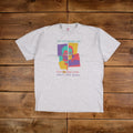 Vintage Jerzees Large 90s Usa Made Charity Grey Tee Unisex