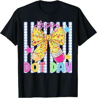 Happy Dot Coquette Pencil Bow Polka Dots Preppy Teacher Girl