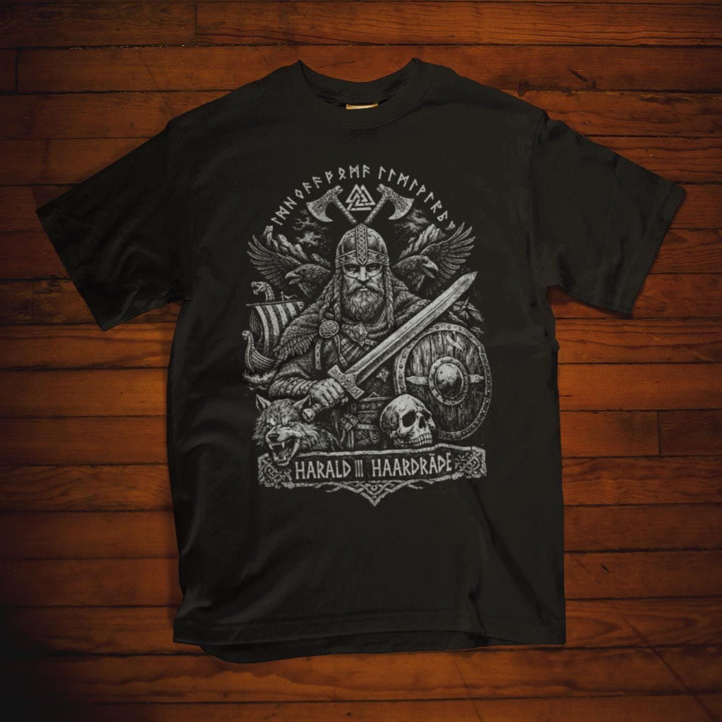 Harald Hardrada Viking Warrior Norse Mythology Tee Nordic Pagan Haardrade Viking Lovers
