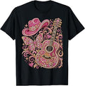 Pink Bling Cowgirl Guitar Western Rhinestone Butterfly Unisex