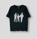 Vintage Y2k Run Dmc Beams Japanese Brand Streetcar Casual Hip Hop Rap Tees Black Large