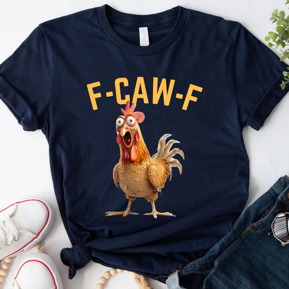 F-Caw-F Chicken Rooster Humor Unisex