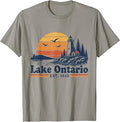 Lake Ontario Retro Sunset Vintage Unisex