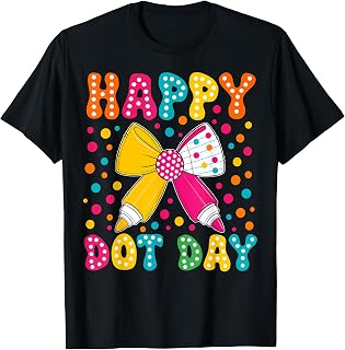 Happy Dot Art Coquette Bow Polka Dot Teacher Girl Unisex