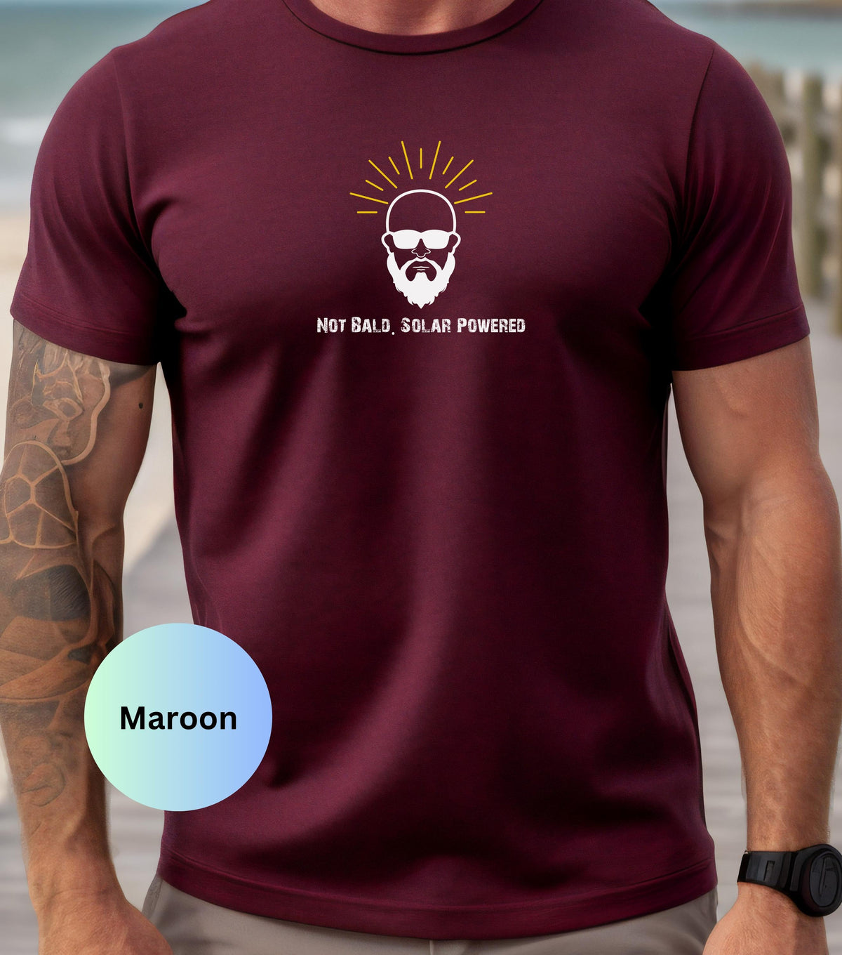 I'M Bald Short Sleeve Tee Bald Man Bald Bald Short Sleeve Tee