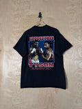 Vintage 90s Mike Tyson Frank Bruno Fight Promo Black Size Xl