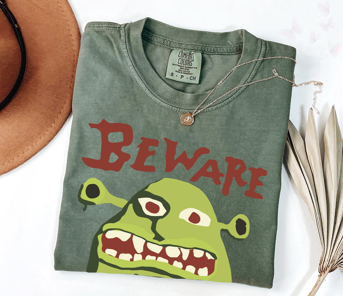 Comfort Colors Beware Ogre Shrek Shrek Tee Shrek Face Meme Shrek Fiona Shrek Shrek