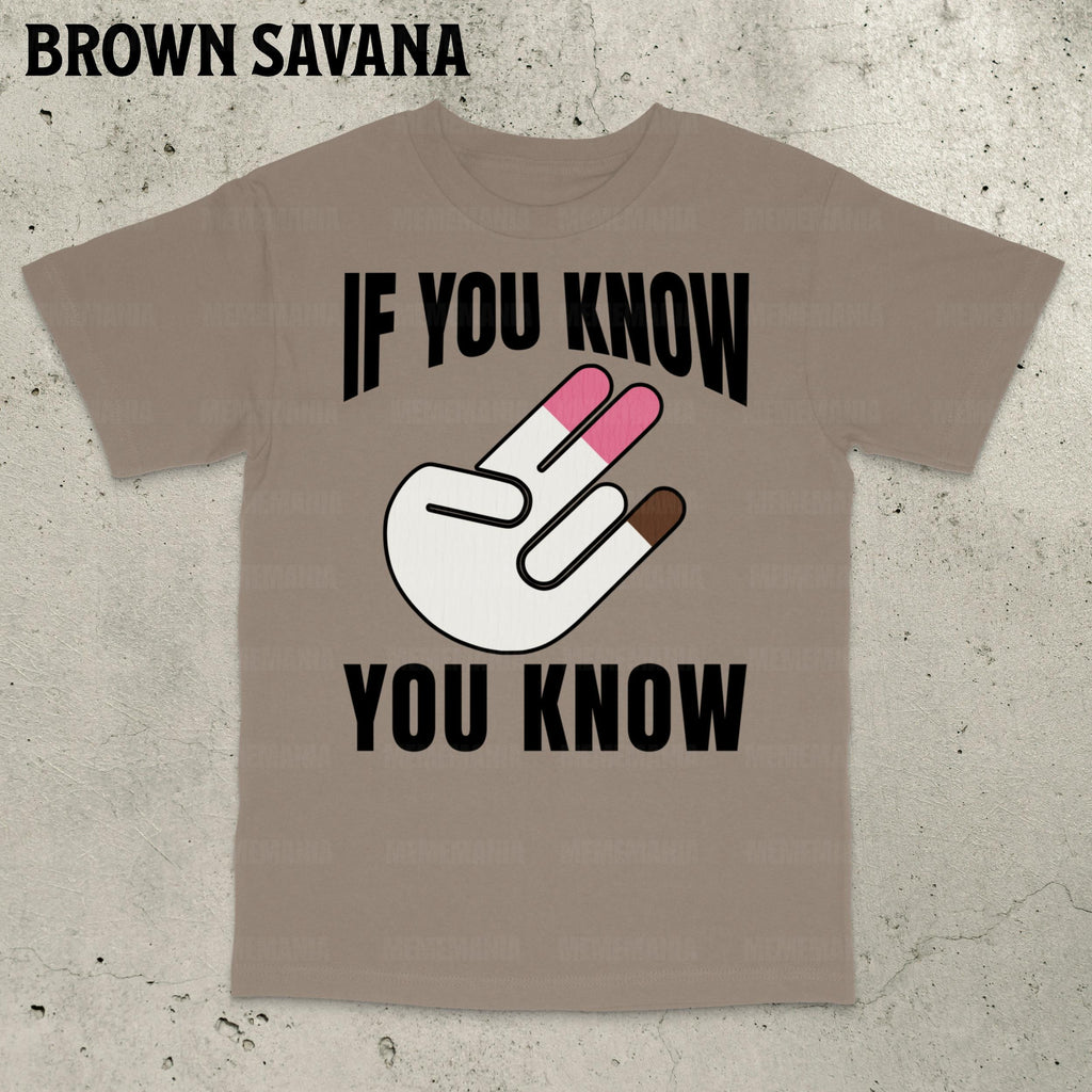 Know Know Inappropriate Humor Sarcastic Ironic Tee Unisex