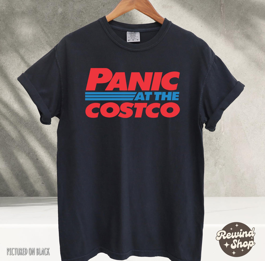 Panic Costco Vintage Retro Costco Costco Lovers Costco Tee Oversized Washed Tee Costco