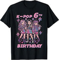 6th Birthday K-Pop Year Old Kpop Unisex