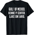 Vintage Gulf Mexico Kennedy Center Lake Ontario Unisex