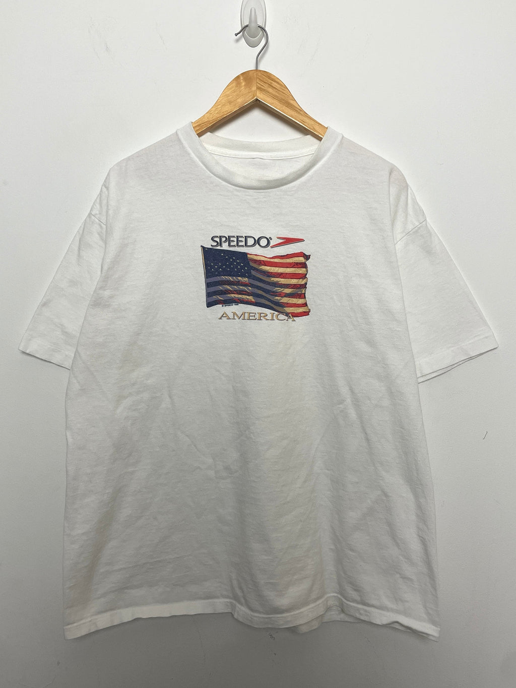 Vintage 1998 Speedo America Usa Flag Size Xl Unisex