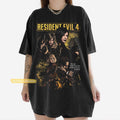 Resident Evil Leon Kennedy Ada Wong Horror Game Streetwear Tee