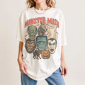 Comfort Colors Monster Mash Retro Halloween Spooky Season Tee