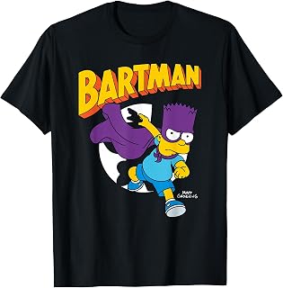 Simpsons Bartman Superhero Retro Unisex