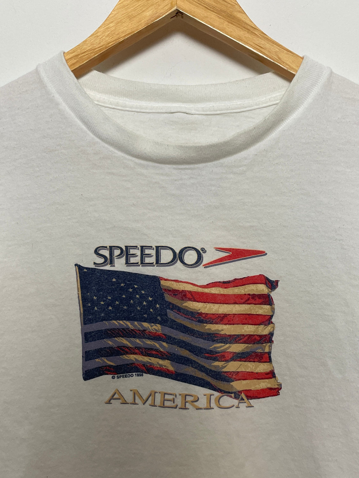 Vintage 1998 Speedo America Usa Flag Size Xl Unisex