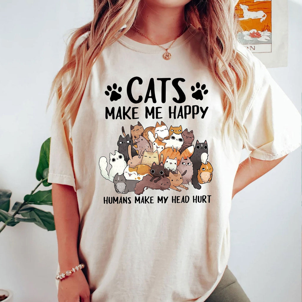 Cat Lover Cats Make Happy Unisex
