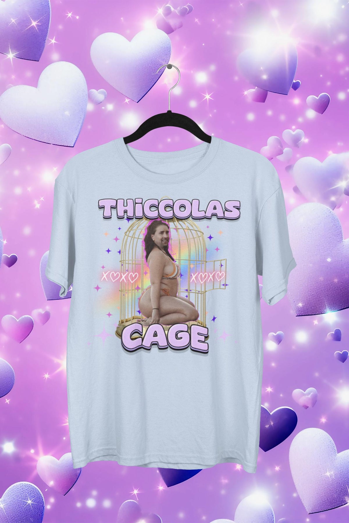 Thiccolas Cage Meme Gag Unhinged Inappropriate Cursed Celebs Celebrities Offensive Raunchy Stupid Meme
