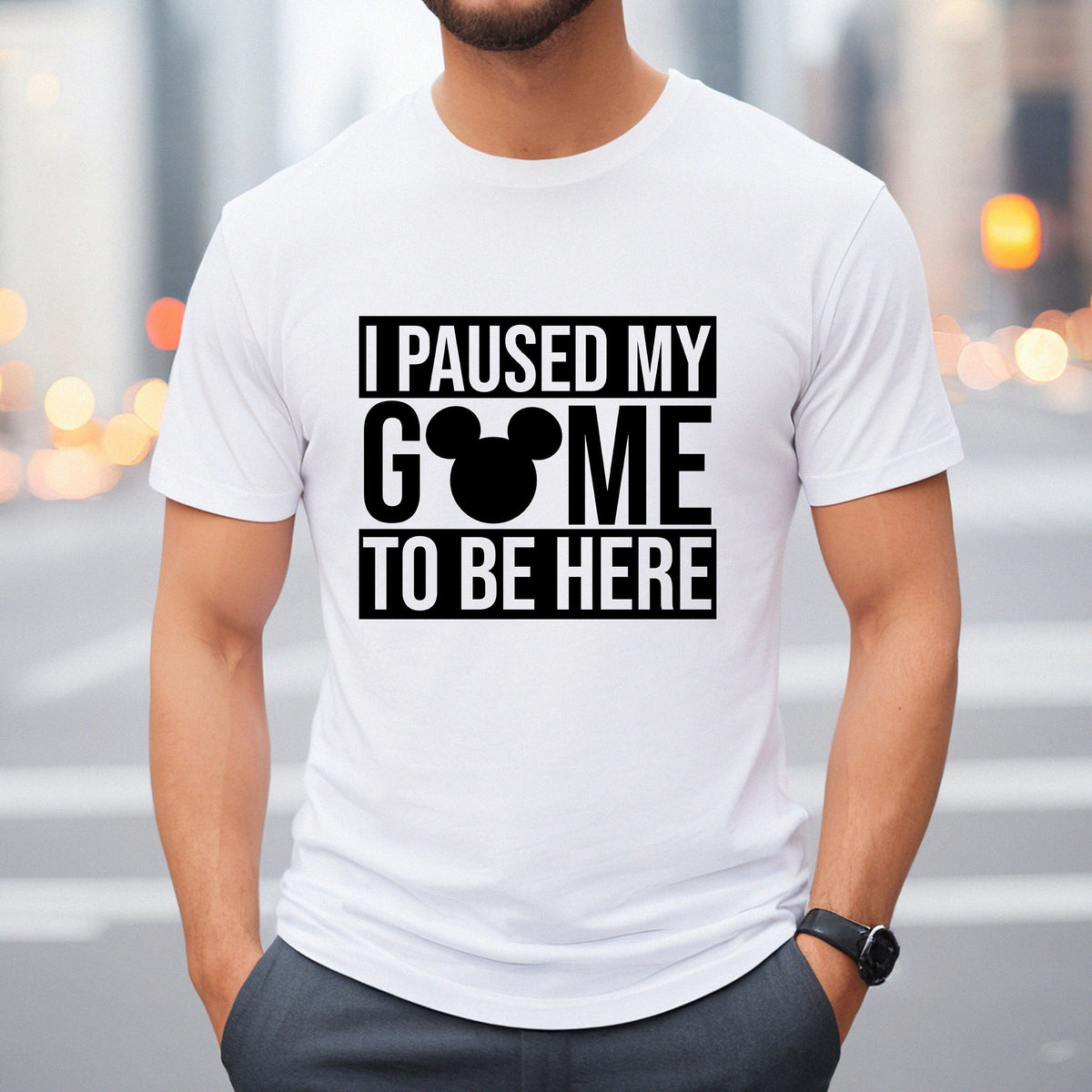 Comfort Colors Paused Game Here Game Gaming Gaming Unisex