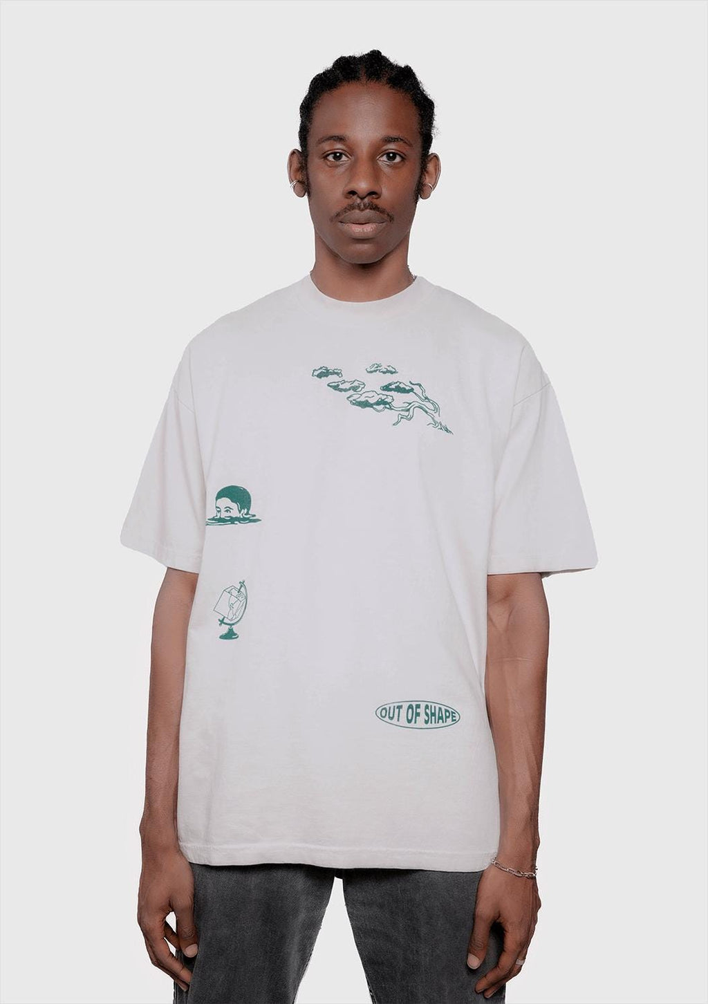 Shape Tee Natural Him Unisex