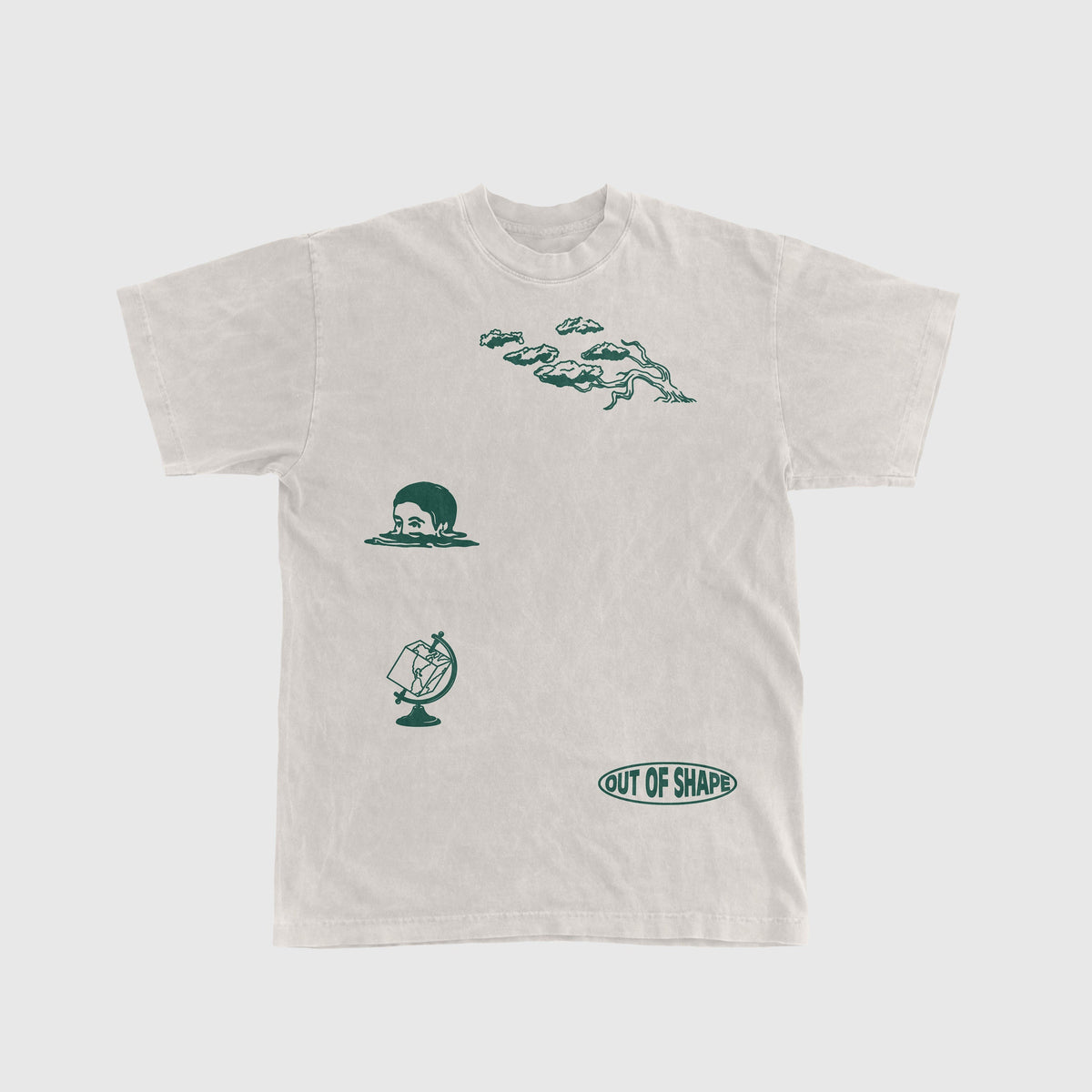 Shape Tee Natural Him Unisex