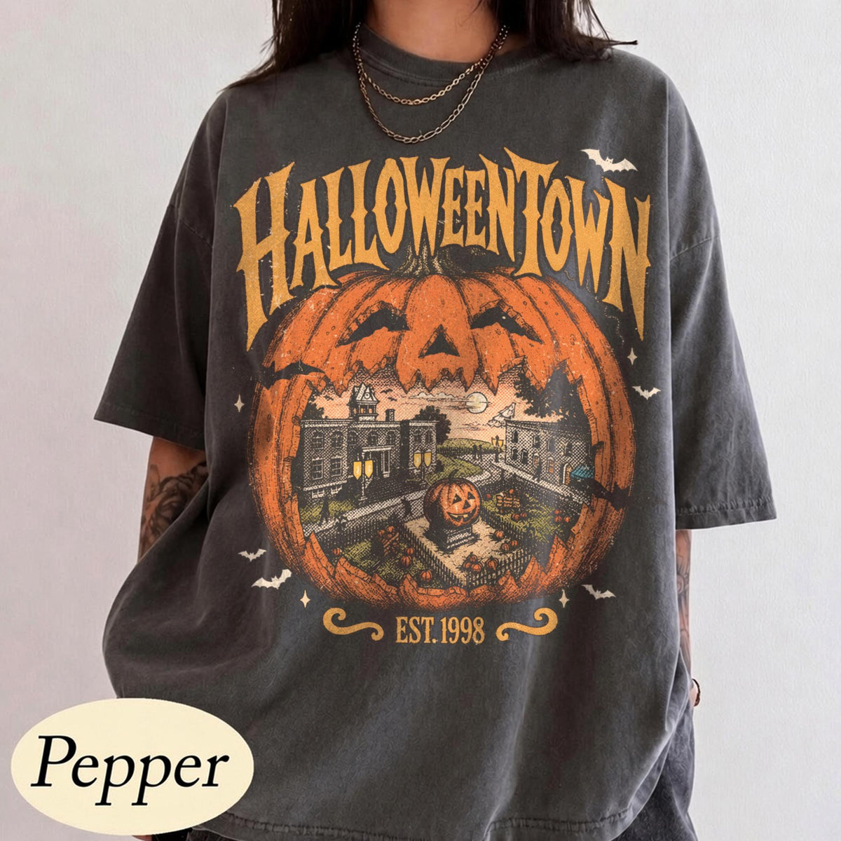 Comfort Colors Halloweentown Est 1998 Halloweentown University Retro Halloweentown Fall Halloween
