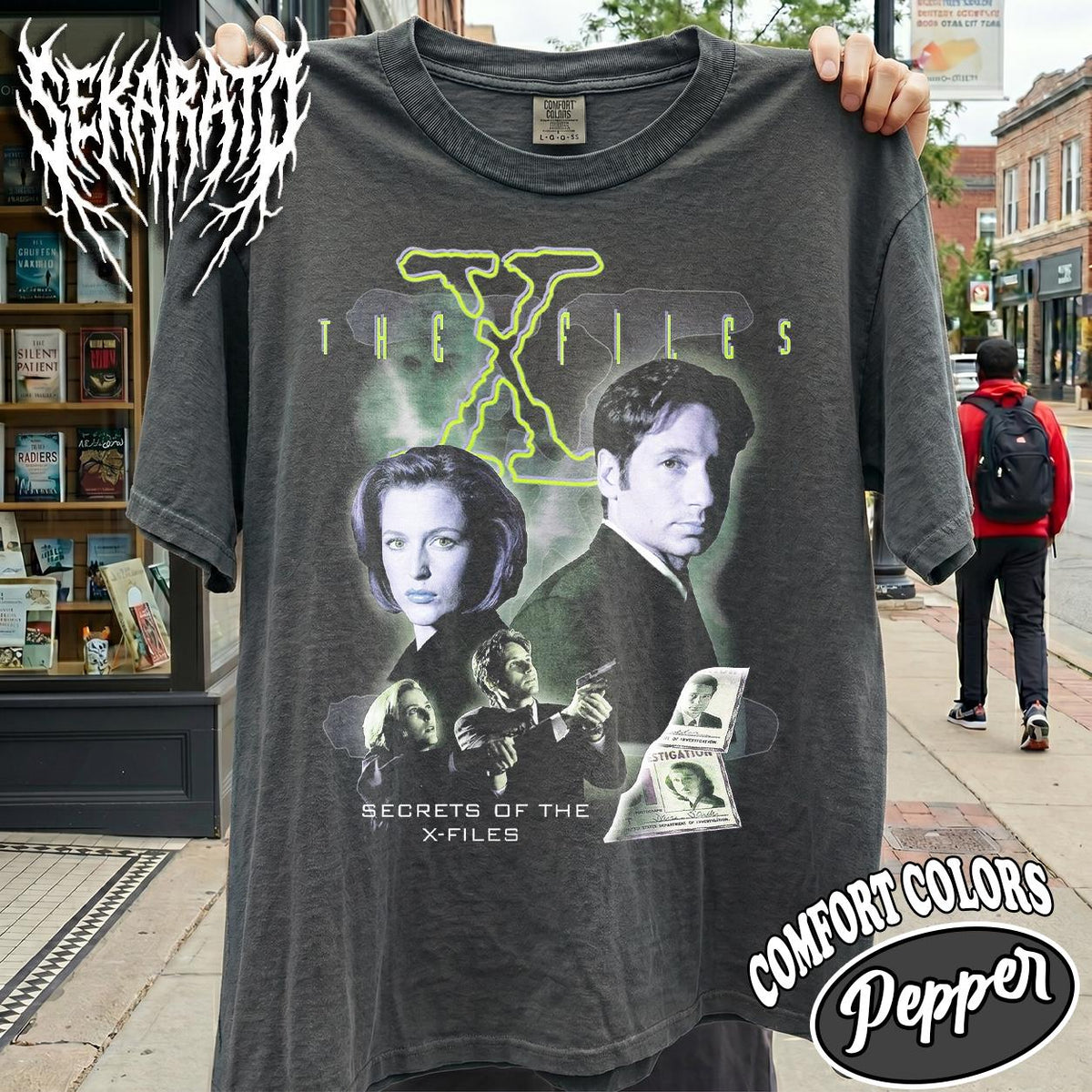 Comfort Colors Files 90'S Movie Horror Movie Dana Scully Vt02