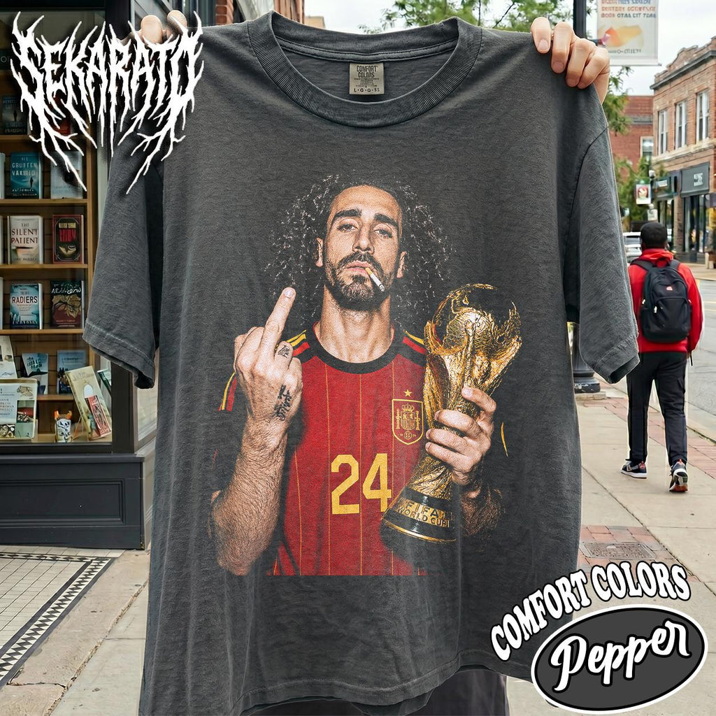 Comfort Colors Marc Cucurella World Cup 2026 Soccer Football Fan Spain Soccer Tee Retro Player