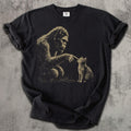 Bigfoot Booping Ca Sasquatch Cat Lover Tee Bigfoot Kitten Cryptid Lover Comfort Colors Tee