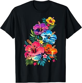 Summer Beach Hibiscus Floral Unisex