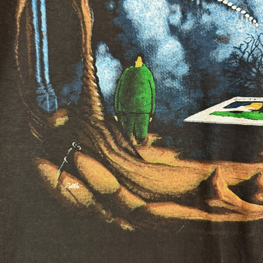 Vintage 1980s Genesis Tour Tee Black Prog Rock Size Small