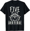 Feral Five Raccoon 5th Birthday Unisex