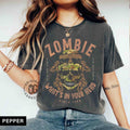 Zombie Comfort Colors Oversized Rock Band Tee Unisex