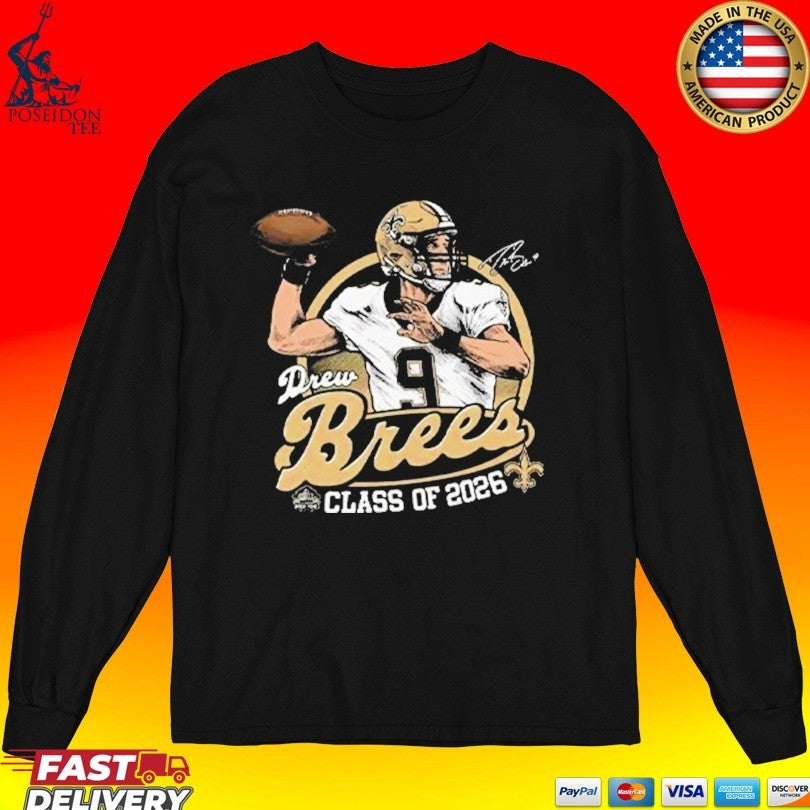 Drew Brees Hall Of Fame 2026 Shirt Unisex