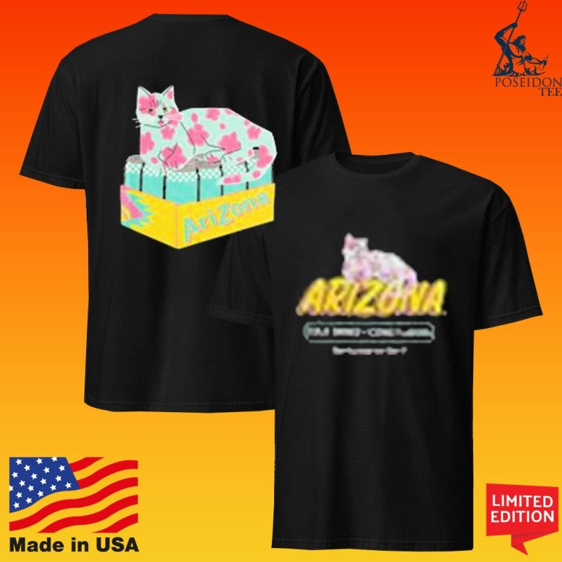 Drinkarizona Black Cherry Blossom Bodega Cat Unisex