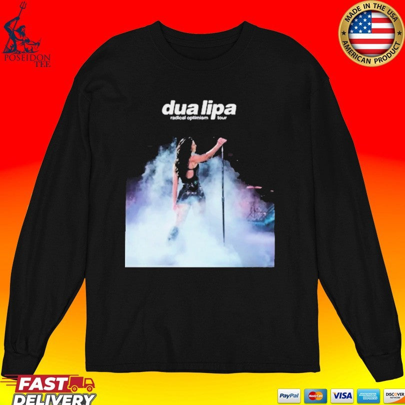 Dua Lipa Print Round Neck Unisex