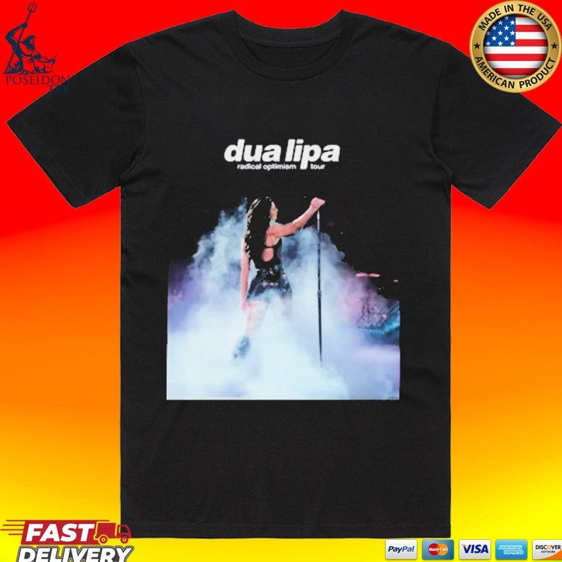 Dua Lipa Print Round Neck Unisex
