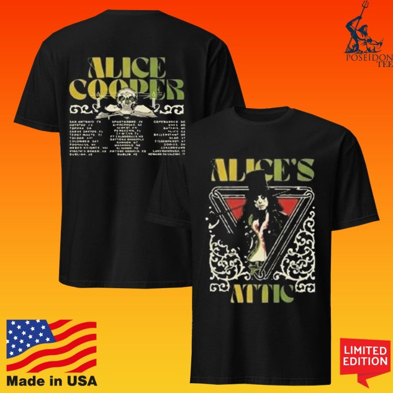 Alice Cooper Alice’s Attic Tour Gradient Logo Itin On June 13 2026 Lifepark Istanbul Concert