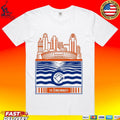 Fc Cincinnati Stadium With River And Flag Unisex