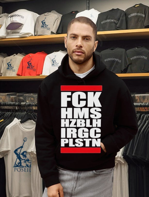 Fck Hms Hzblh Irgc Plstn Unisex