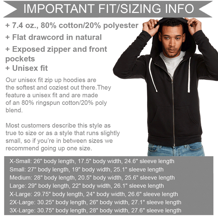Hell Hath No Fury Zip Up Hoodie