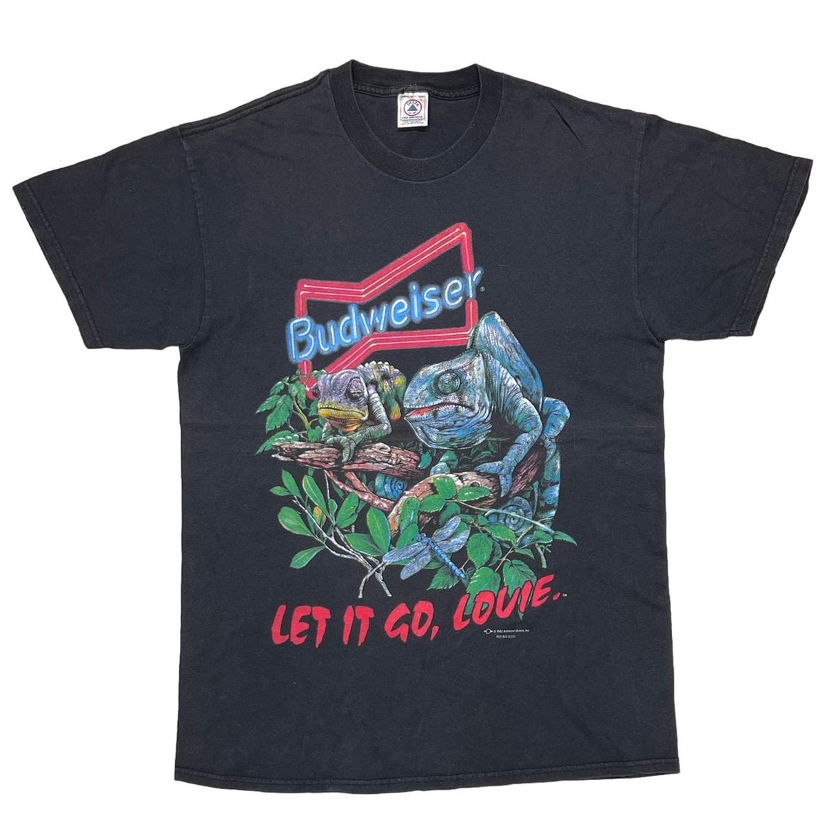 Budweiser 1997 TWO LIZARDS LET IT GO, LOUIE DELTA LARGE 2717