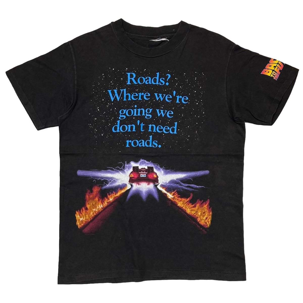 BACK TO THE FUTURE Roads? Where we're going we don't need roads. FITS SMALL 7673