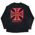 WEST COAST CHOPPERS IRON CROSS LONG BEACH, LA LS BLACK/RED XL 7209