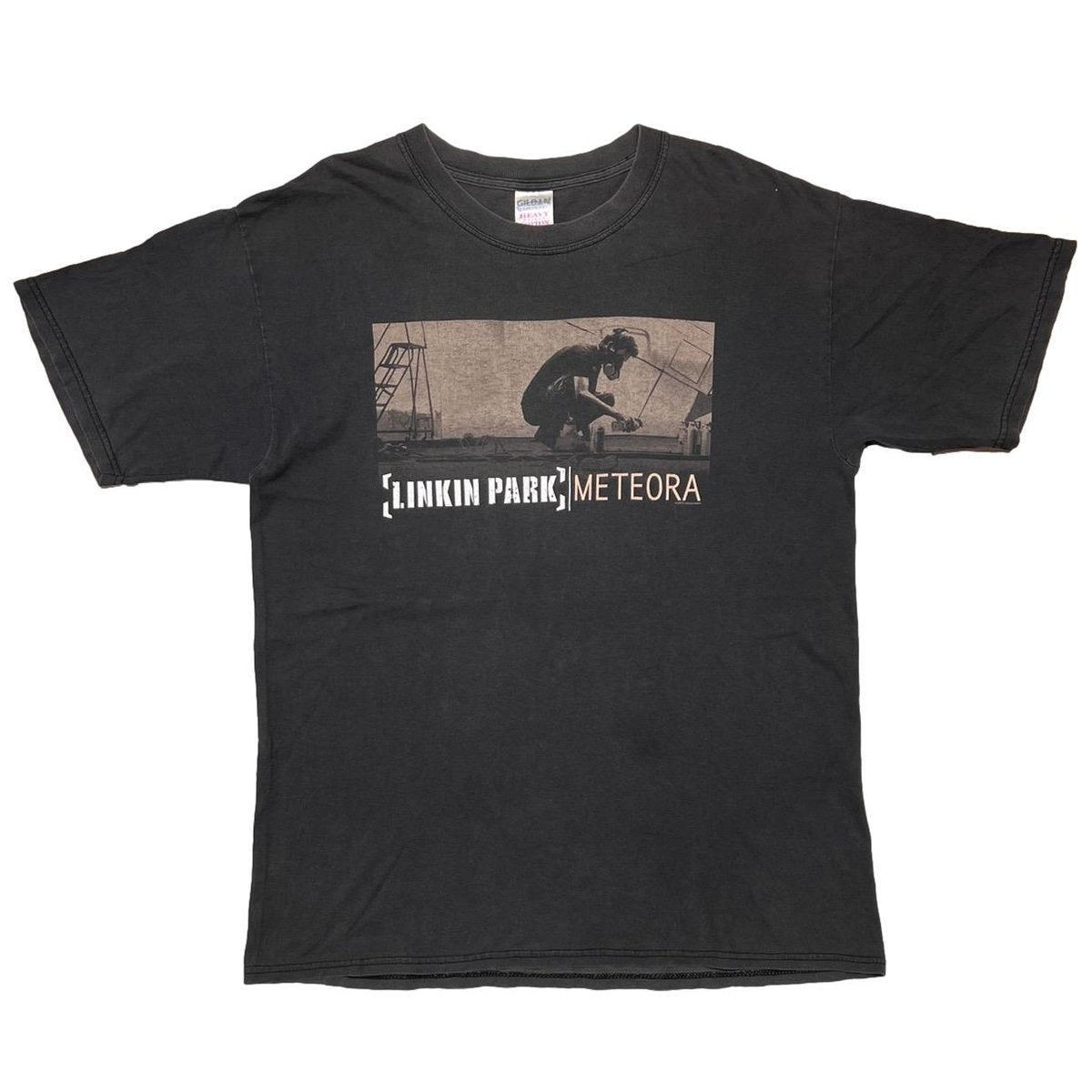 LINKIN PARK METEORA TOUR 2004 BLACK GILDAN LARGE 4212