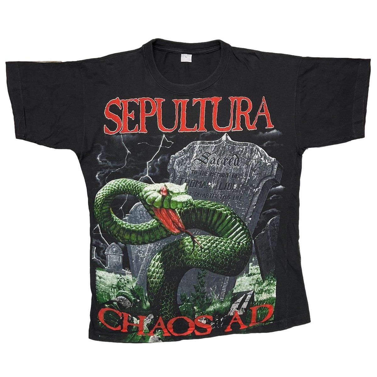 SEPULTURA CHAOS AD BOOTLEG LARGE 8795