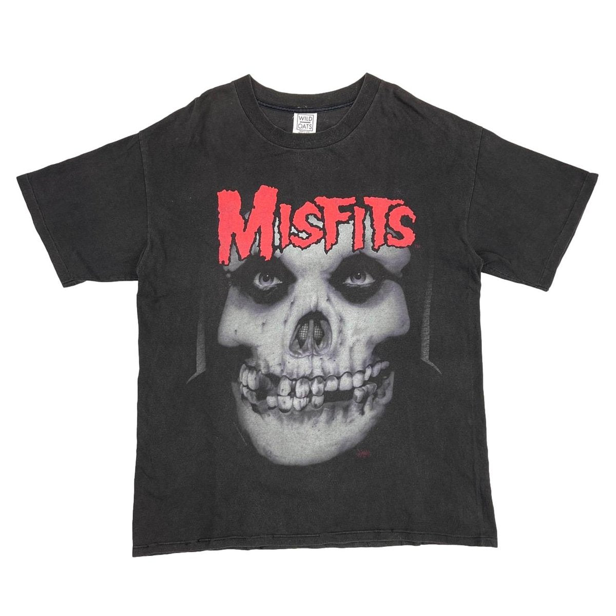 MISFITS HUGE SKULL RED TEXT DOUBLE SIDE WILD OATS XL 2331